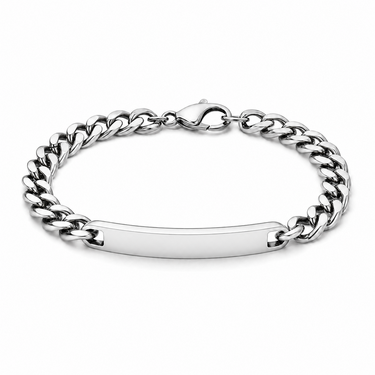 Gourmette Homme à Graver Argent Premium – Le Cadeau Unique Qui Reste à Vie